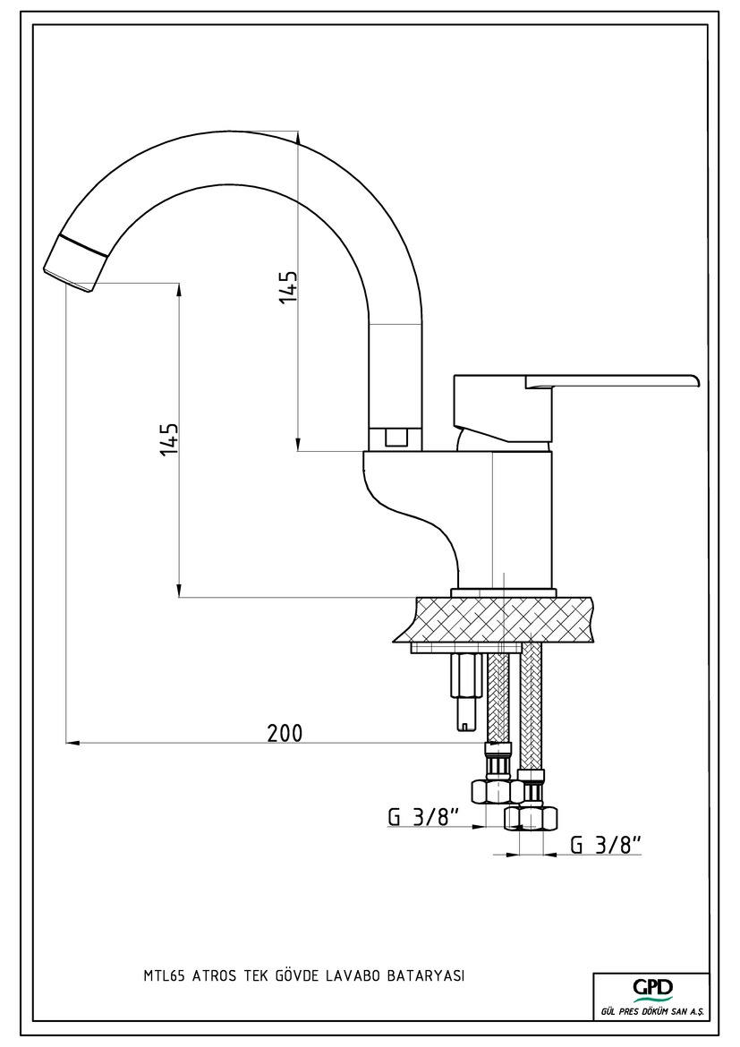 827x1170 Mtl65 Atros Monoblock Wash Basin Armature Gpd Banyo Ve Mutfak