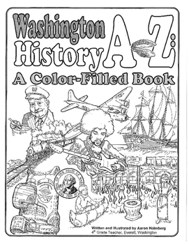 271x350 Washington State Coloring Book 13 By Mr Homework Tpt