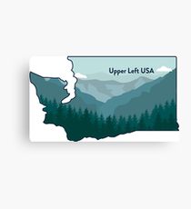 210x230 Washington State Drawing Canvas Prints Redbubble