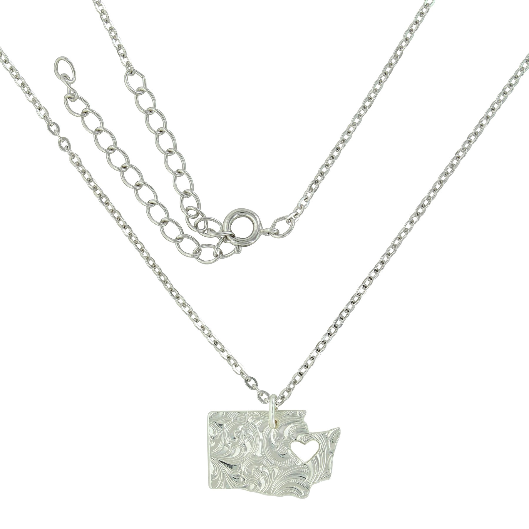 1800x1800 I Heart Washington State Necklace Montana Silversmiths