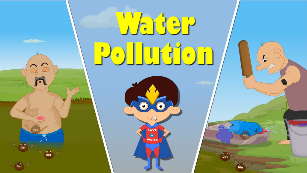 1024x576 Simple Drawing Of Water Pollution Water Pollution For Kids