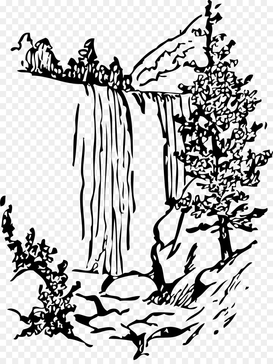 900x1200 Niagara Falls Waterfall Drawing Clip Art