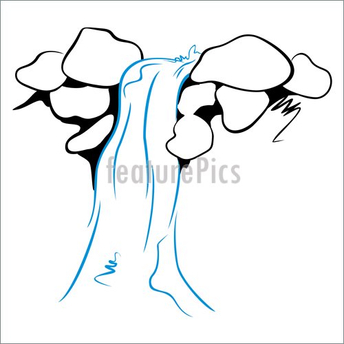 500x500 Waterfalls And Stream Flows Waterfall