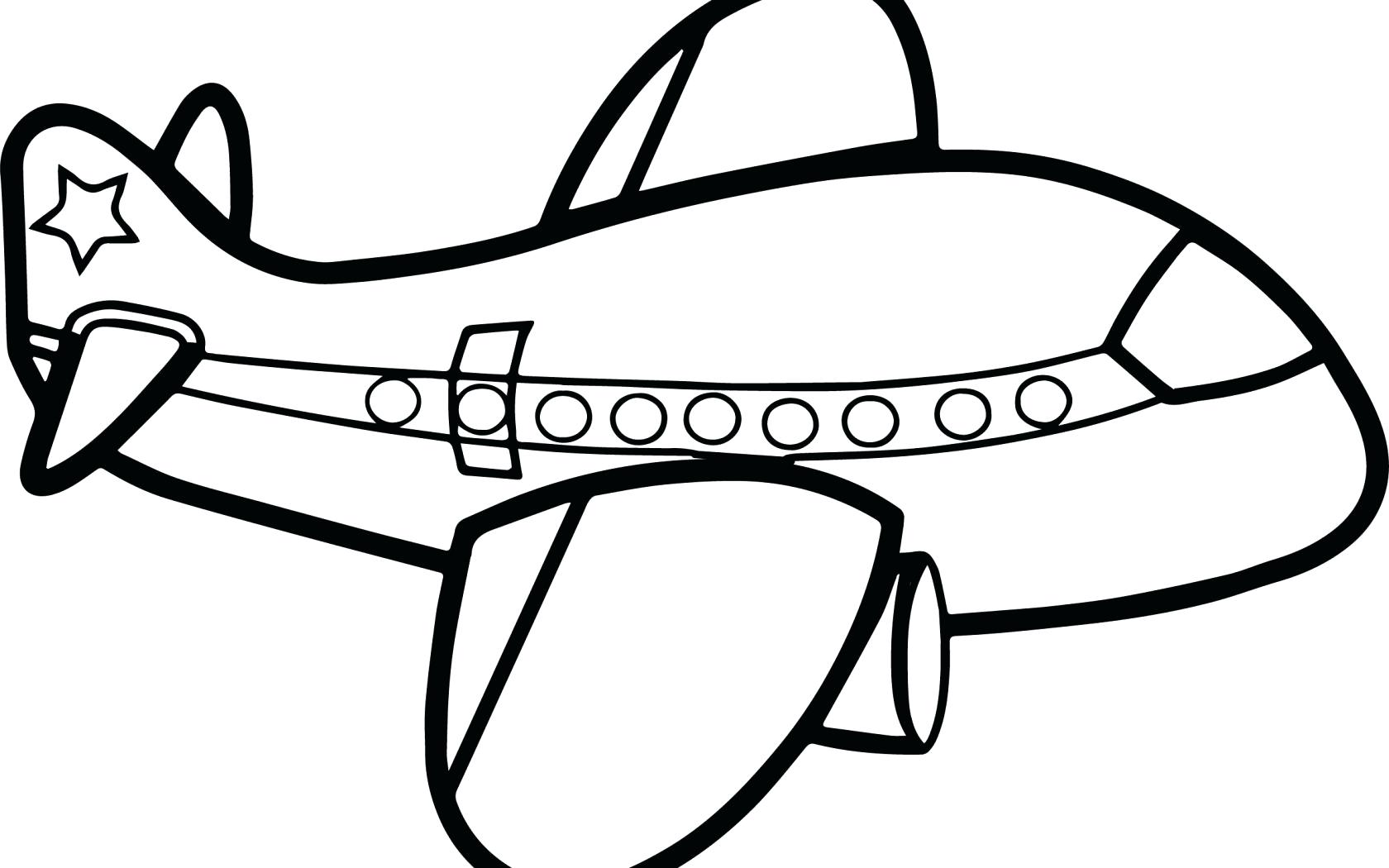 1680x1050 Wealth Coloring Picture Of Airplane Aeroplane Drawing For Kids