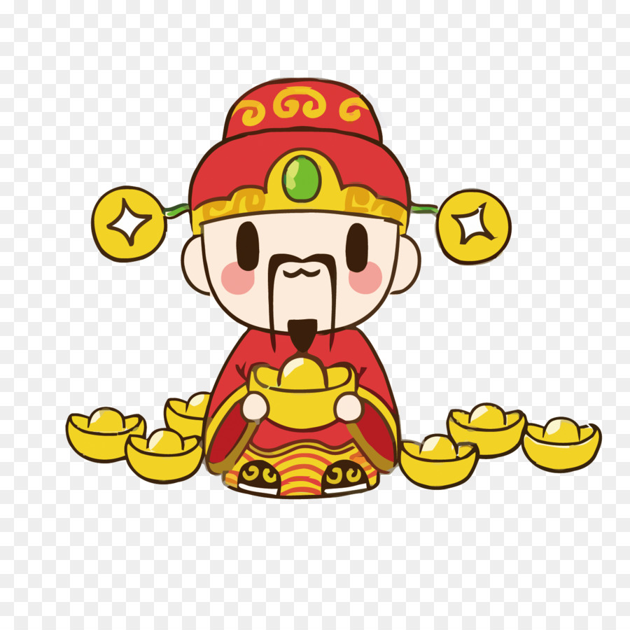 900x900 Drawing Caishen Euclidean Vector