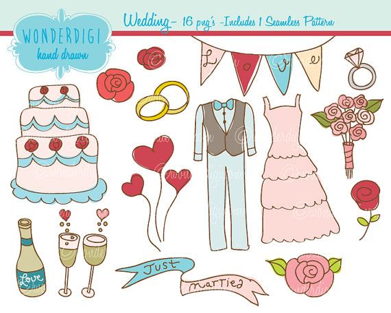 570x456 Wedding Clip Art
