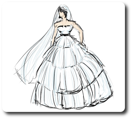 430x387 Can'T Find Your Perfect Wedding Dress Design It Yourself Video