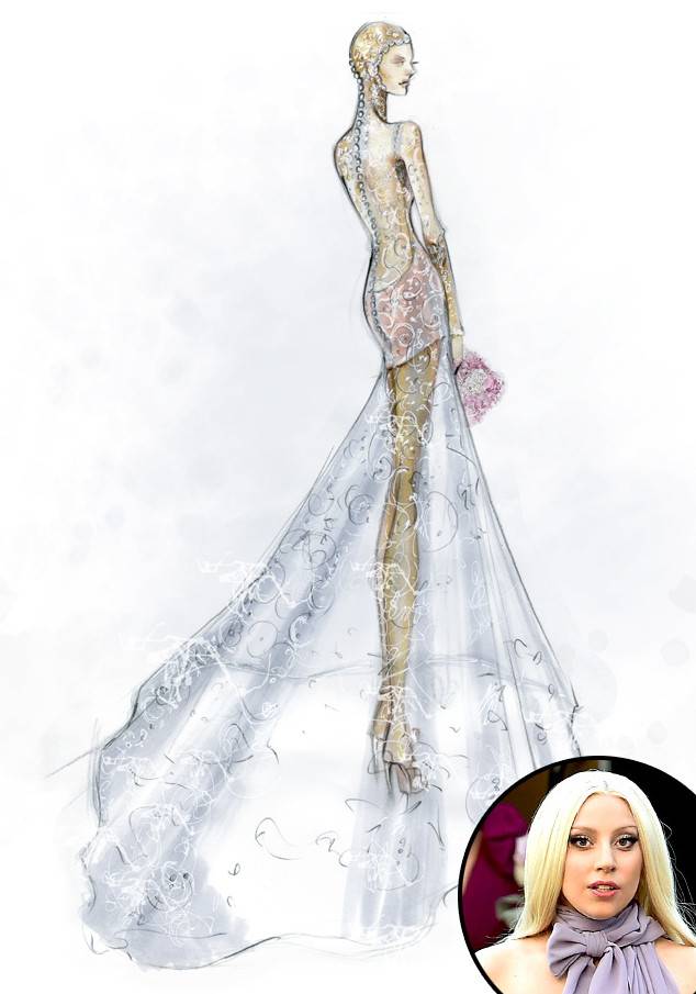 634x905 Angel Sanchez From Designer Wedding Dress Sketches For Sofia