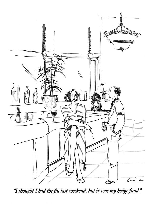 657x900 I Thought I Had The Flu Last Weekend Drawing By Richard Cline