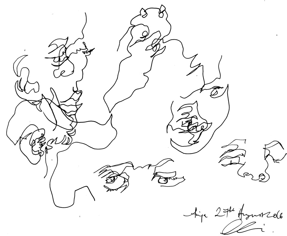 957x785 Blind Continuous Line Drawing Lily Mae Martin