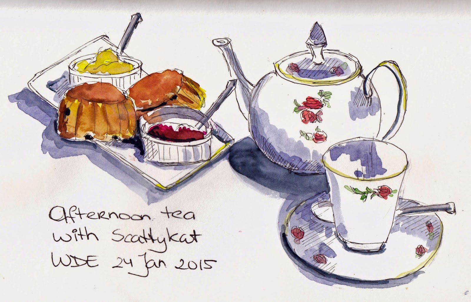 1600x1029 Kittys Art And Crafts Painting For The Wde Weekend Drawing Event