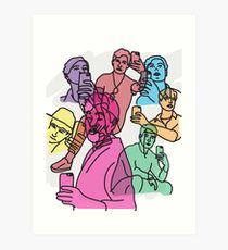 210x230 Vampire Weekend Drawing Art Prints Redbubble