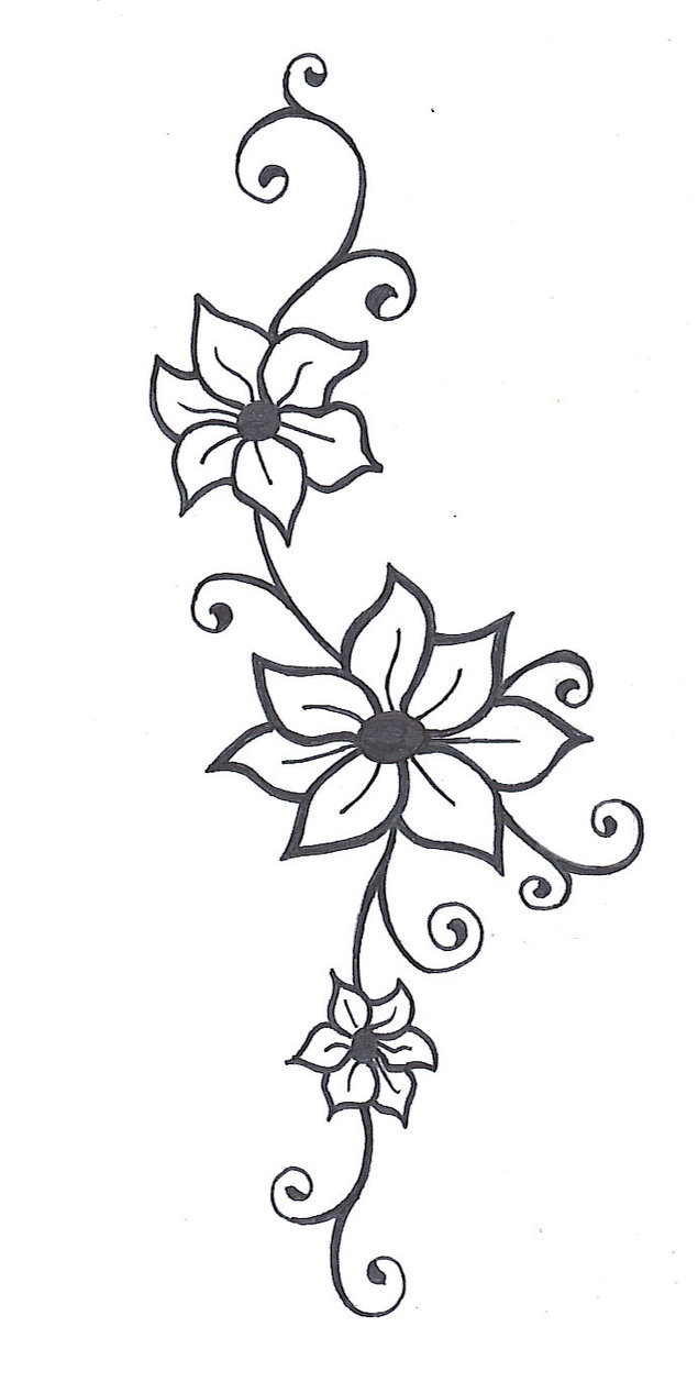 635x1257 Weird Vine Ideas Flower Tattoos Vine2 By On Www