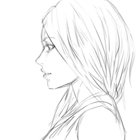 550x550 Side View Hairstyles Drawing Best Of 428 Best Anime Manga Images