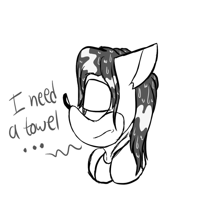 894x894 Wet Hair By Splashiebro