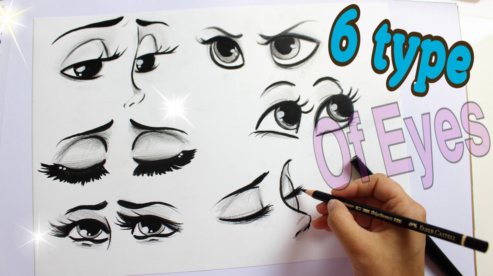 1915x1072 How To Draw 6 Type Of Eyes