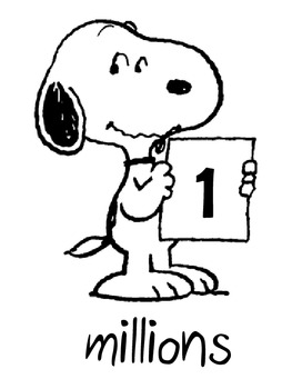 263x350 Snoopy Place Value Chart By An Apple For Teacher Tpt