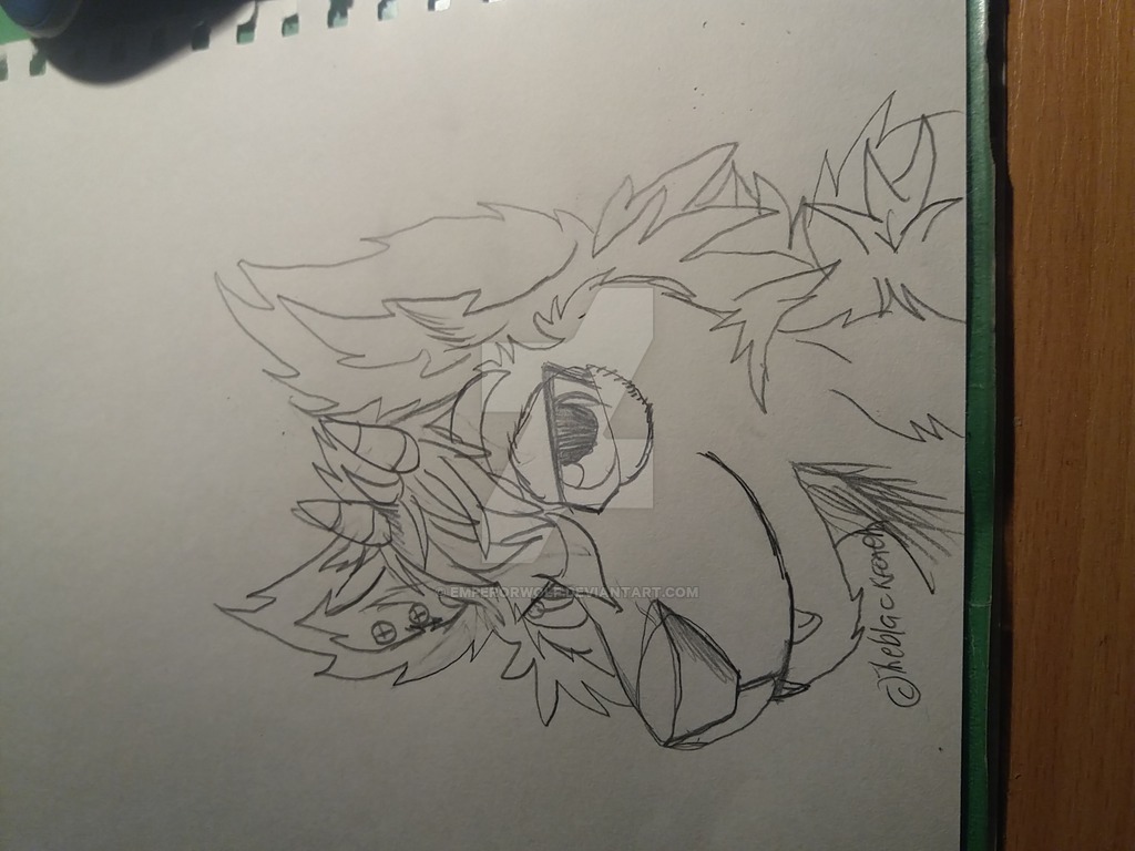 1024x768 Depressed While Drawing By Emperorwolf