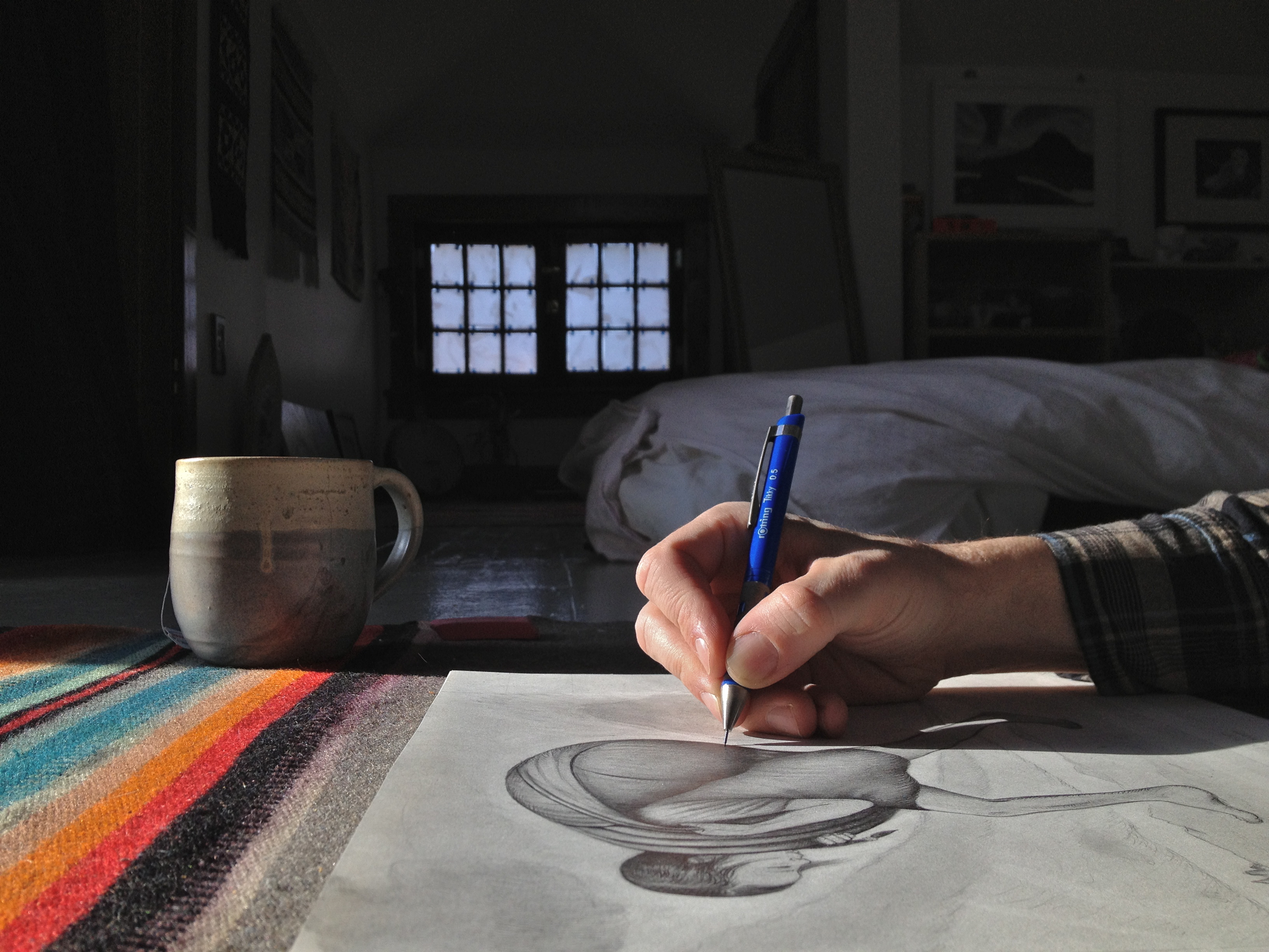 3264x2448 Preliminary Pencil Drawing Exodus Mike Schultz Studio Blog