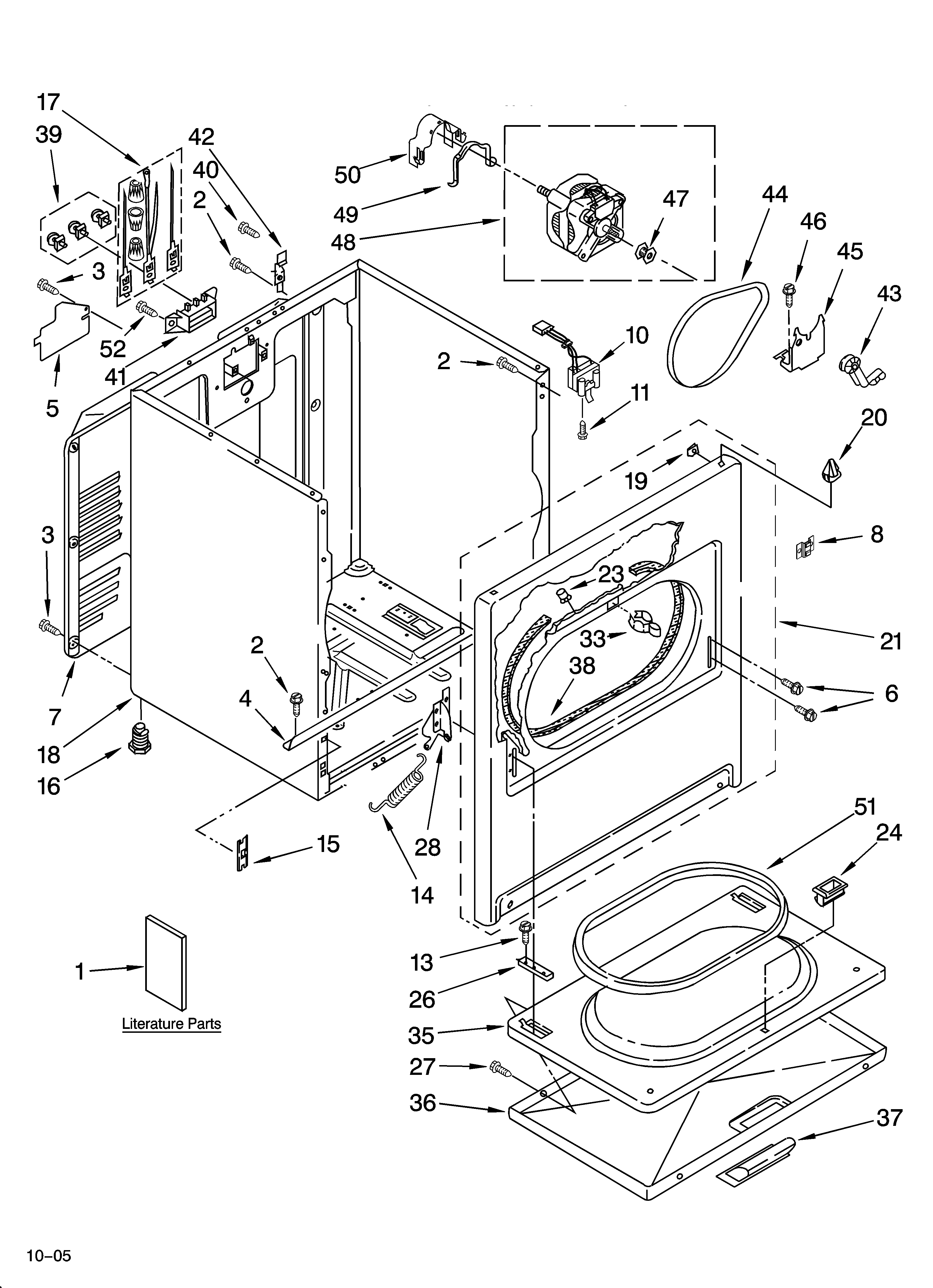 3348x4623 Whirlpool Model Leq9508pw1 Residential Dryer Genuine Parts