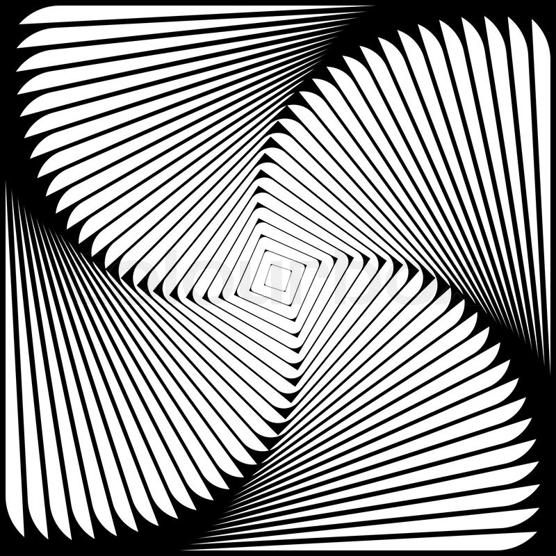 800x800 Design Whirlpool Movement Illusion Background. Abstract Square