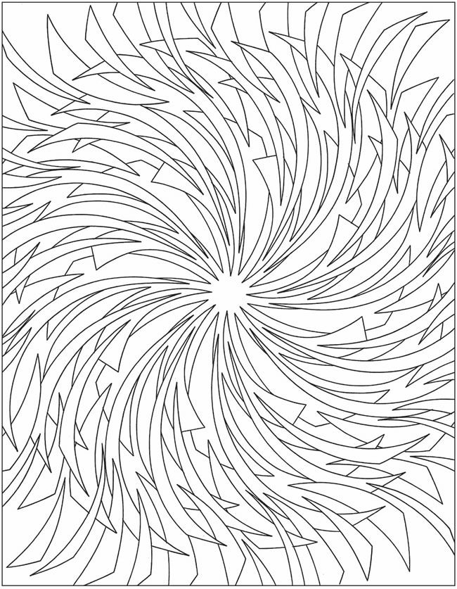 650x837 Welcome To Dover Publications Geometric Whirlwind Coloring Book