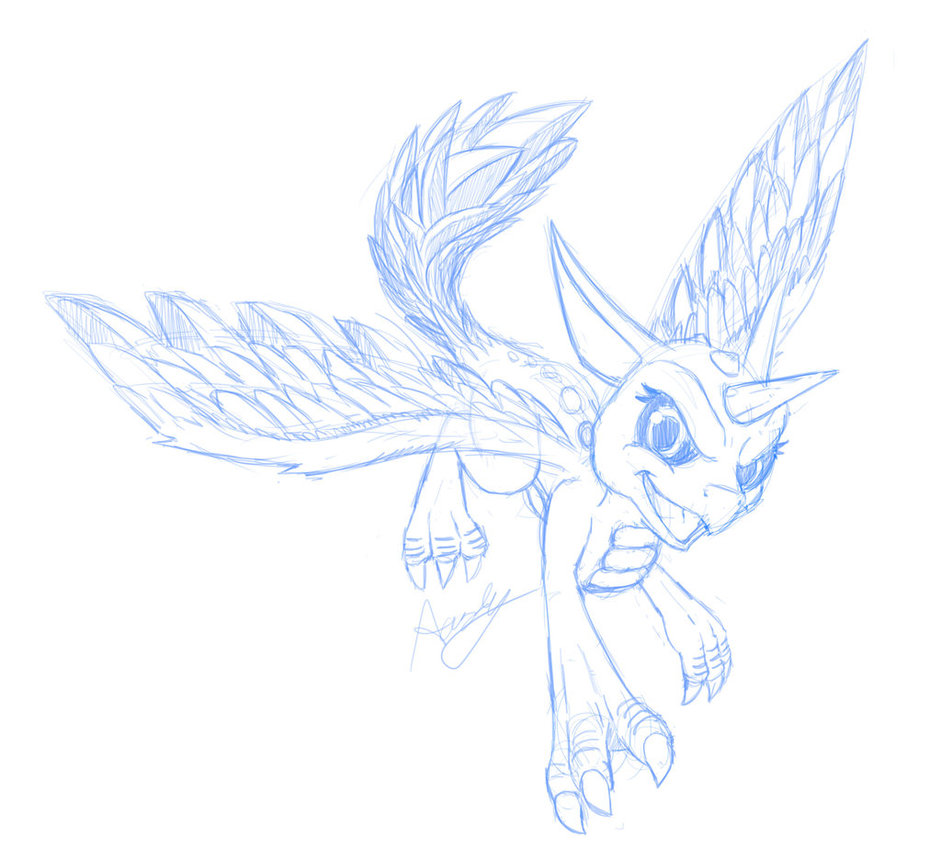 941x849 Skylanders Sketch Whirlwind By Drakordragon