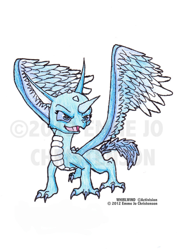 762x1048 Skylanders Whirlwind By Sychethedragon