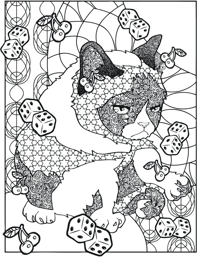 650x844 Whisker Haven Coloring Pages Drawn Grumpy Cat Kid Coloring Page