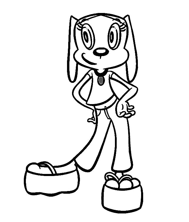 643x753 Cartoon Coloring Pictures For Kids Brandy Amp Mr. Whiskers Coloring