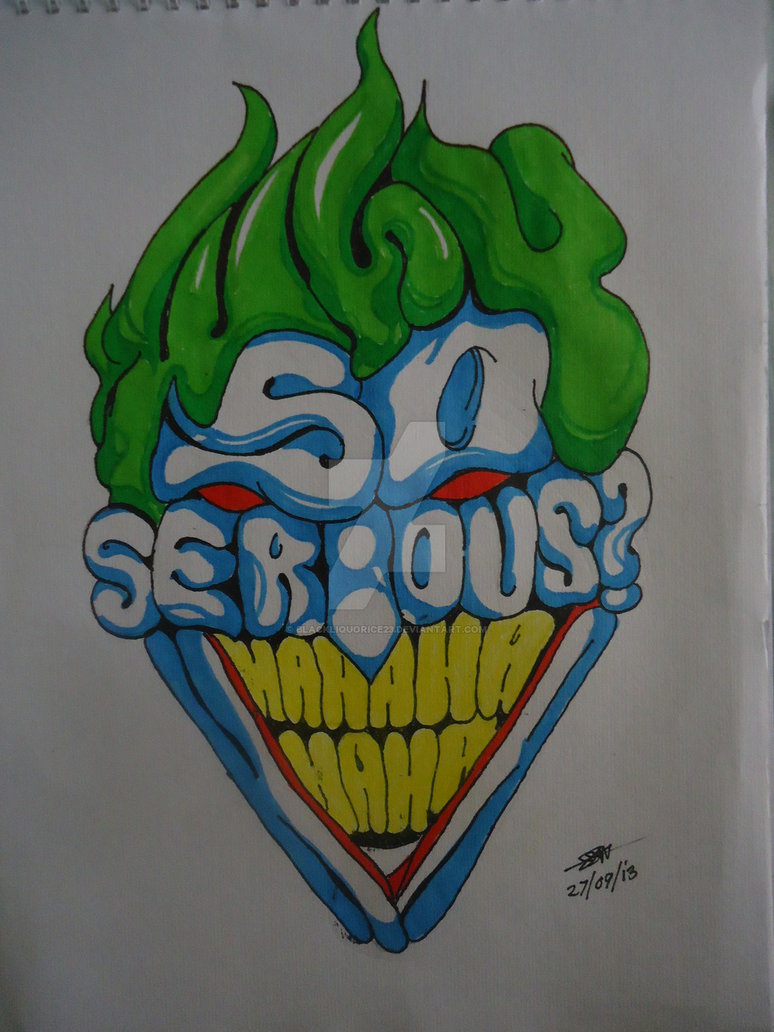 Why So Serious Joker Drawing at GetDrawings | Free download