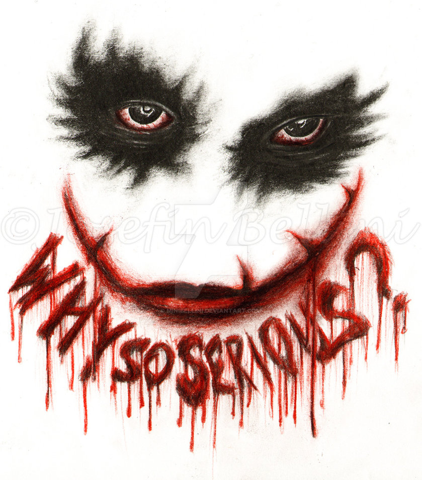 Why So Serious Joker Drawing at GetDrawings | Free download