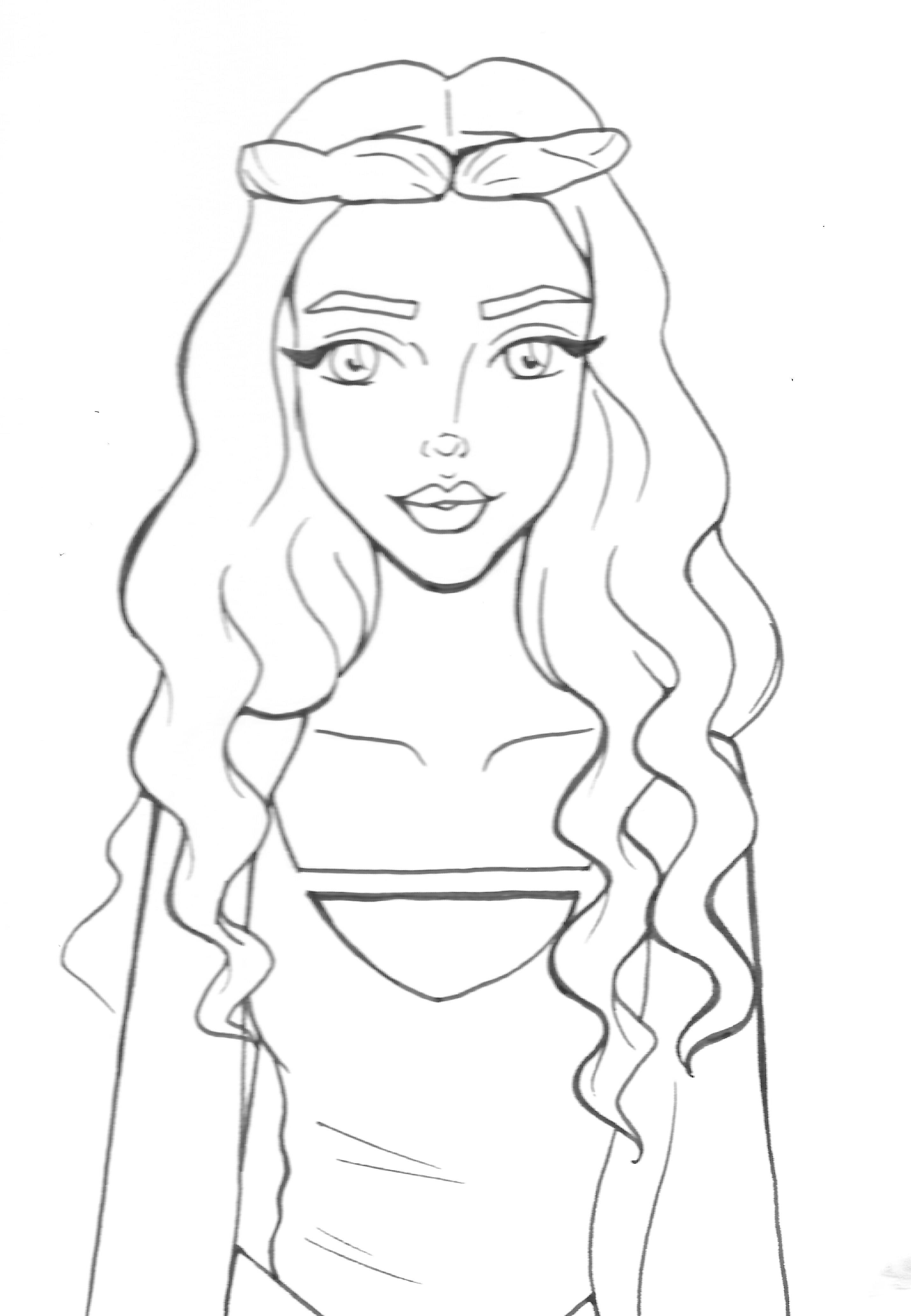 2862x4134 Please Draw My Wife In Her Homemade Daenerys Targaryen Costume