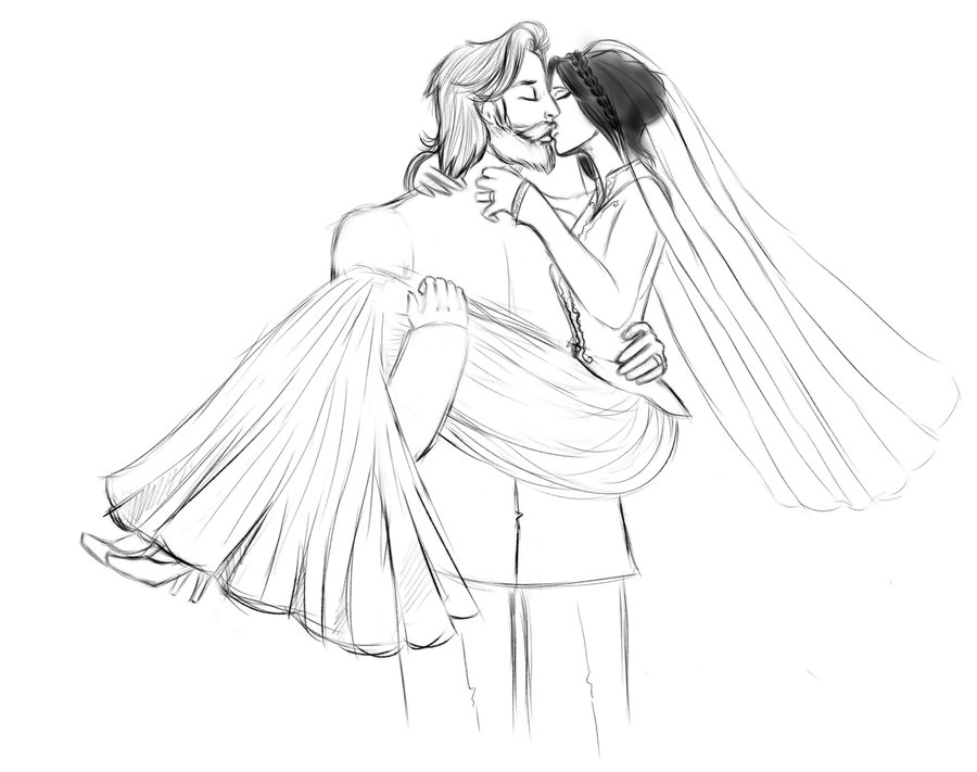 900x711 Finally She's My Wife (Sketch) By Anita Garbo