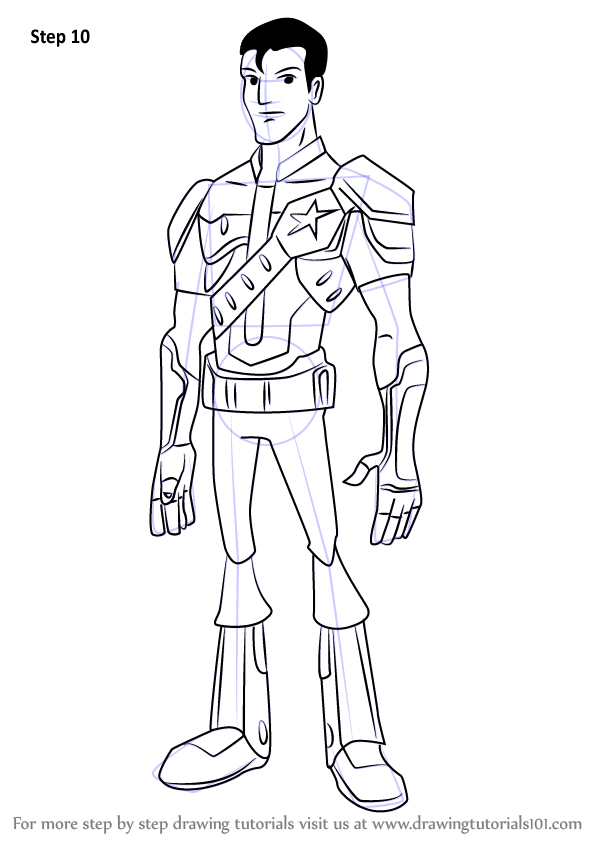 598x844 Learn How To Draw Will Shane From Slugterra (Slugterra) Step By