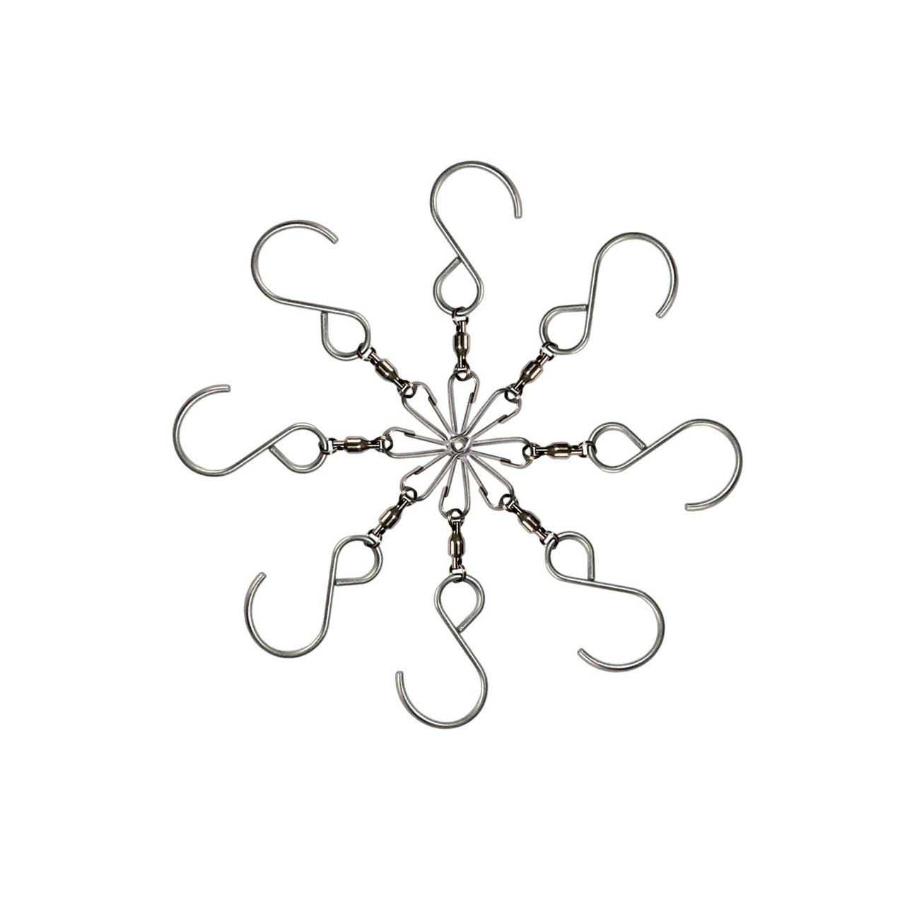 1280x1280 Ljy 8 Pack Swivel Hooks Clips For Hanging Wind Spinners Wind