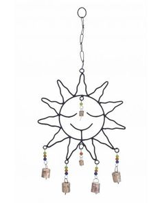 236x295 Metal Heart Wind Chime With A Design Of Hearts Outdoor Decor