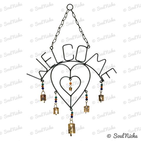 480x480 Welcome Wind Chime W Hearts Amp Colorful Glass Beads Soul Niche