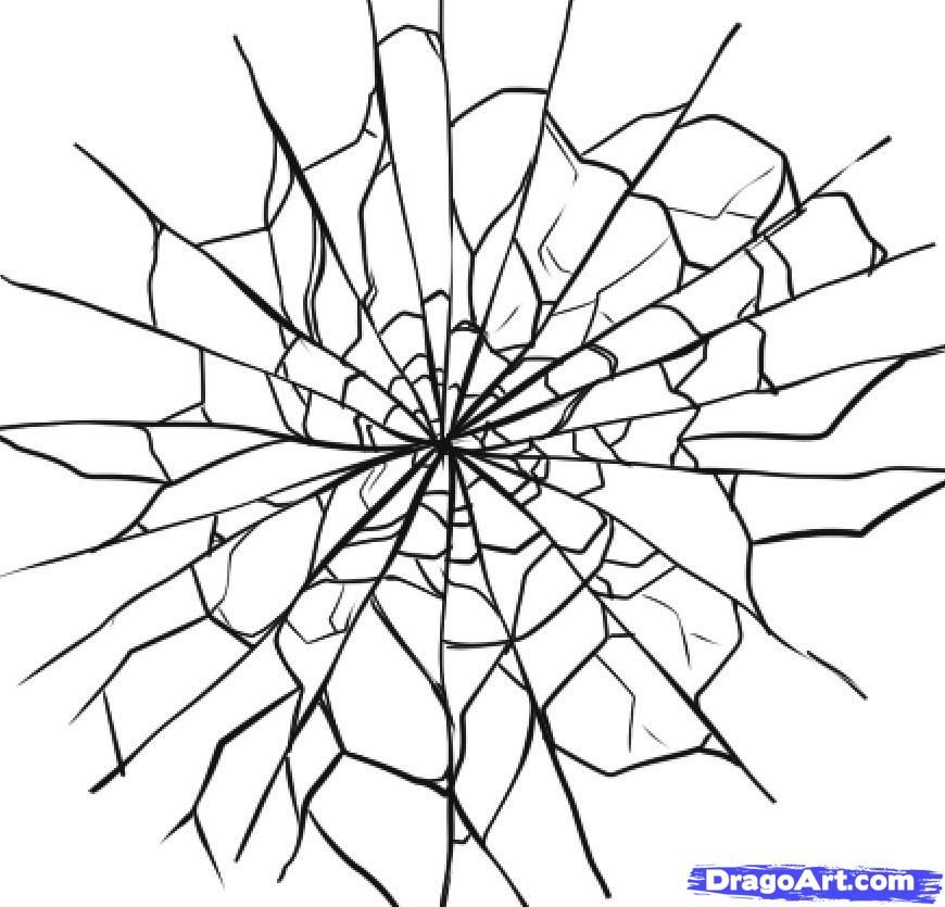 870x835 Drawing Broken Glass Diy Glasses Tattoo, Broken