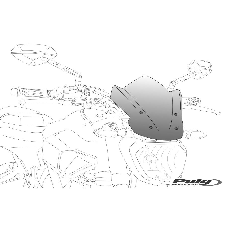 900x901 Parts Aprilia Tuono (Pre 2012) Windscreens Puig