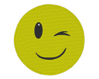 340x270 Drawn Smileys Wink