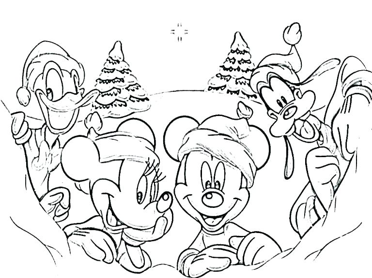 768x575 Winter Coloring Pages For Preschool Printable On Winter Wonderland