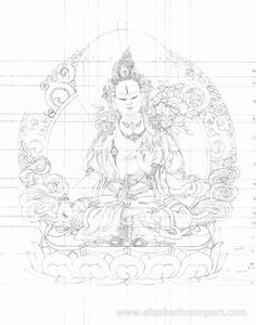 236x300 My First Drawing Of Manjushree, The Buddha Of Wisdom My Work
