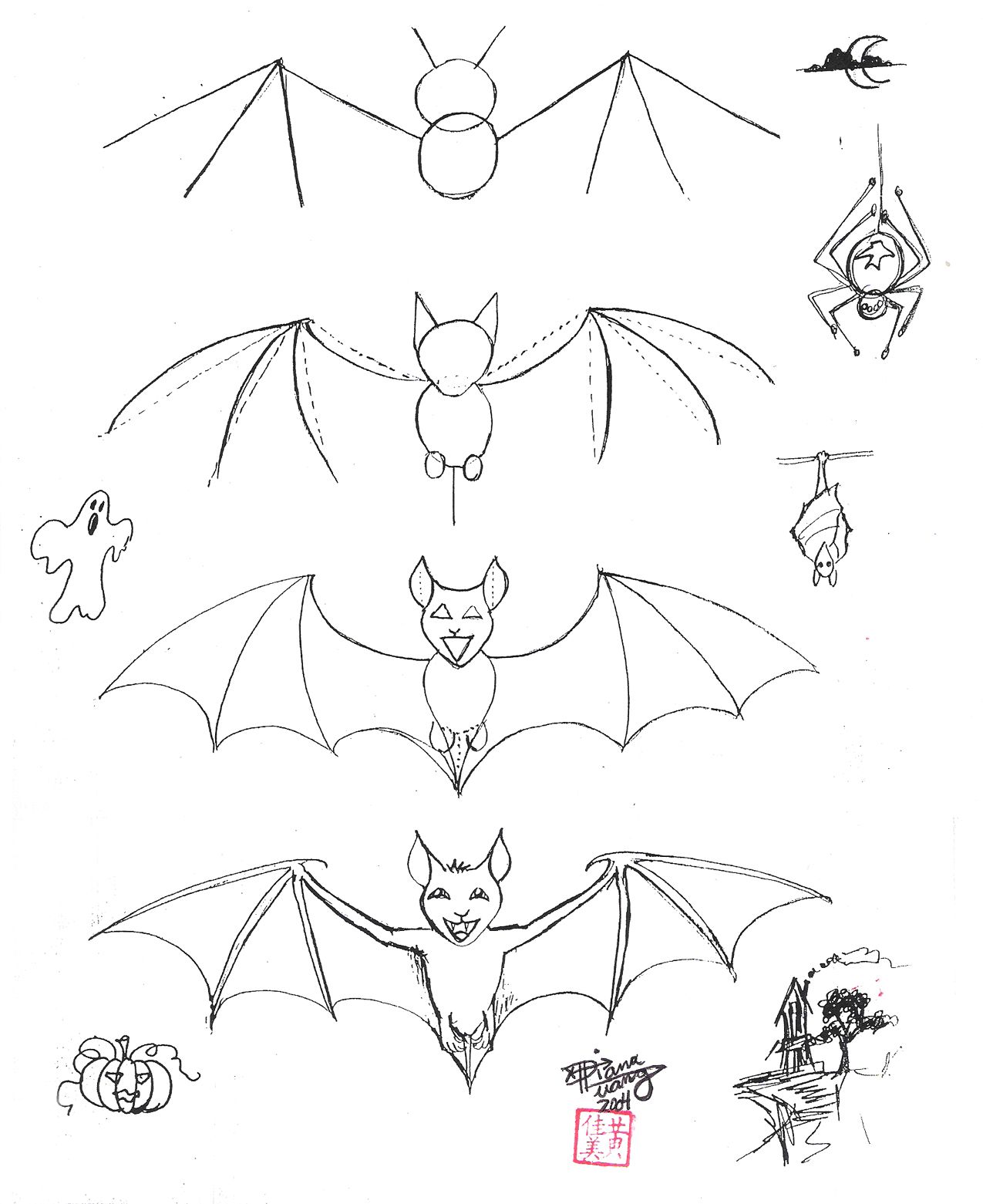 1275x1561 Draw A Bat By Ditroi.jpg R Drawing