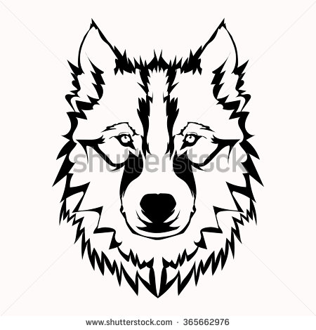 450x470 Wolf Face Outline New Coloring Pages Coloring Pages