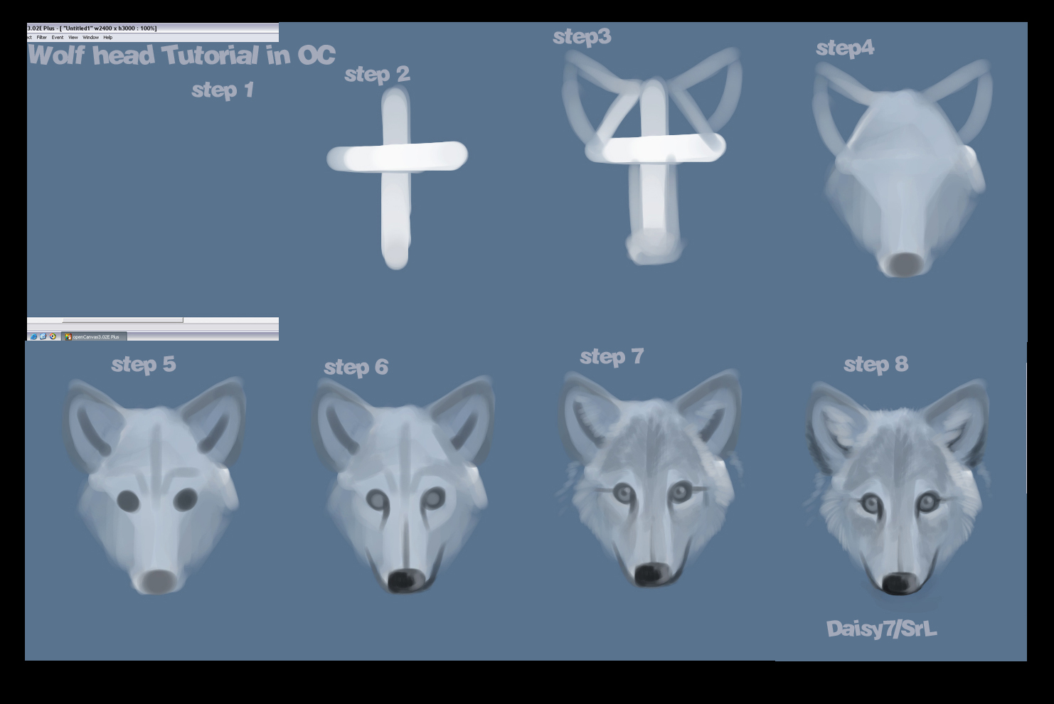1482x990 Wolf Head Tutorial By Daisy7