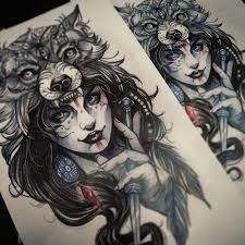 225x225 Image Result For Wolf Headdress Drawing Zodiac