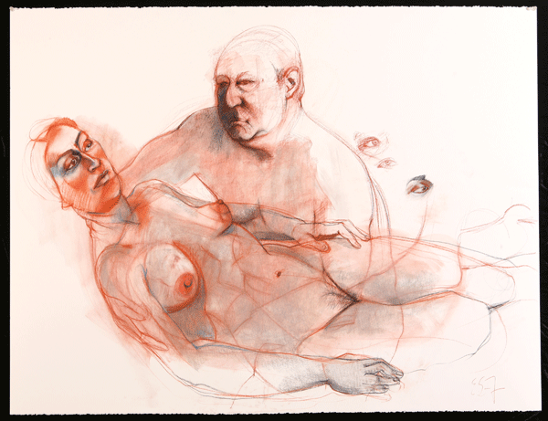 600x461 A Man And A Woman Eleanor Spiess Ferris