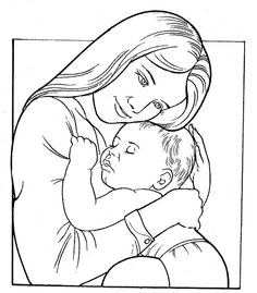 236x269 Mother And Baby Clipart Baby Sketch