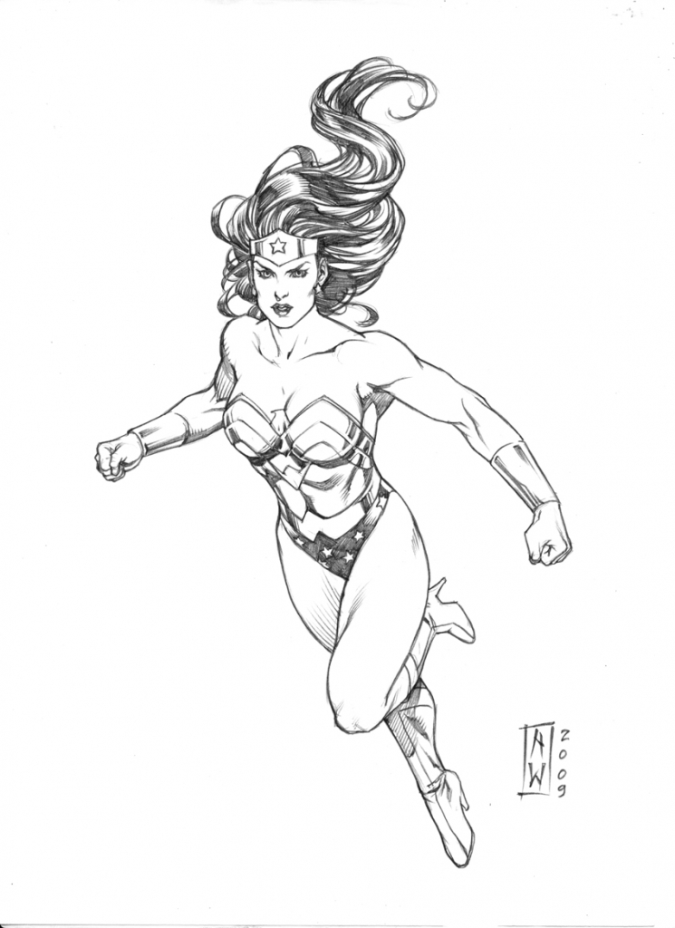 745x1024 Collection Of Wonder Woman Logo Drawing High Quality, Free